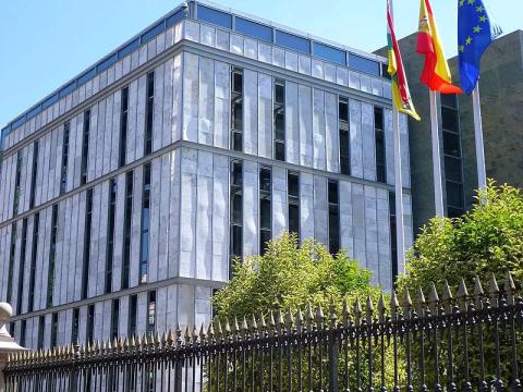 Palacete del Gobierno de La Rioja en el Espolón de Logroño